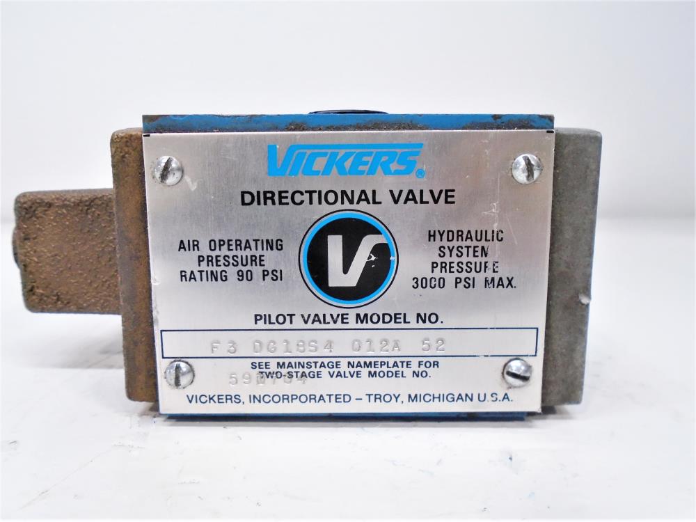 Vickers Directional Valve F3 DG18S4 012A 52